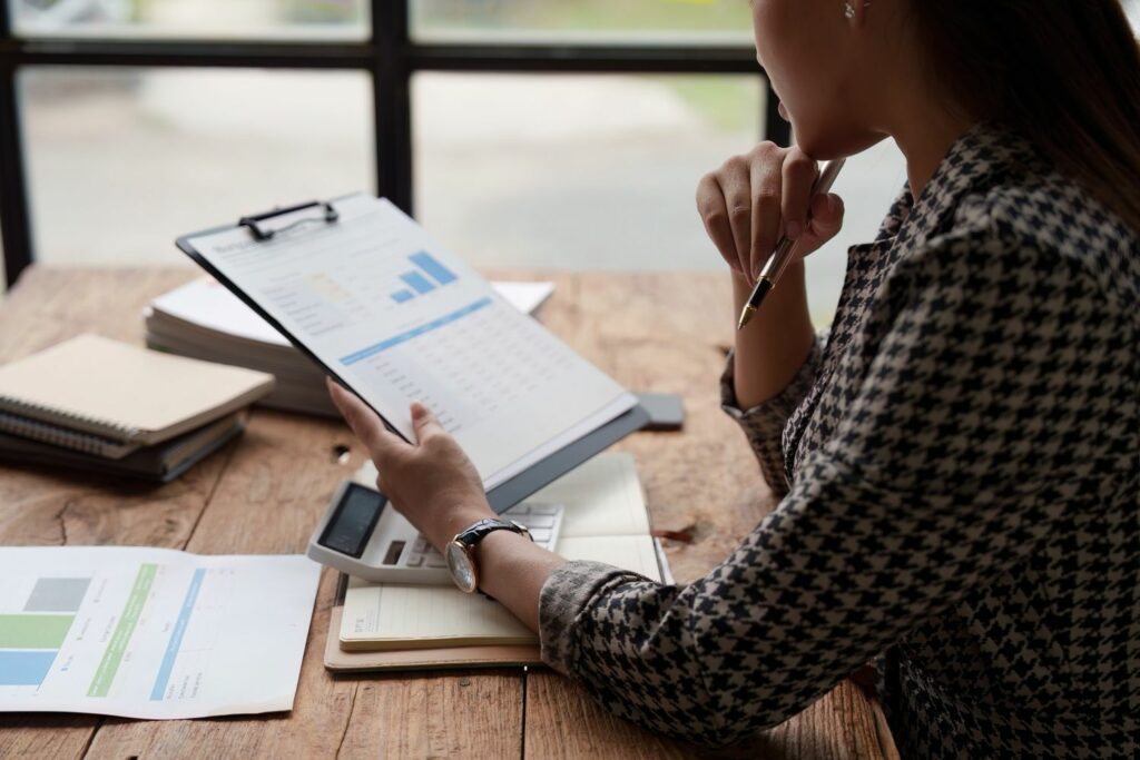 professional analysis business people